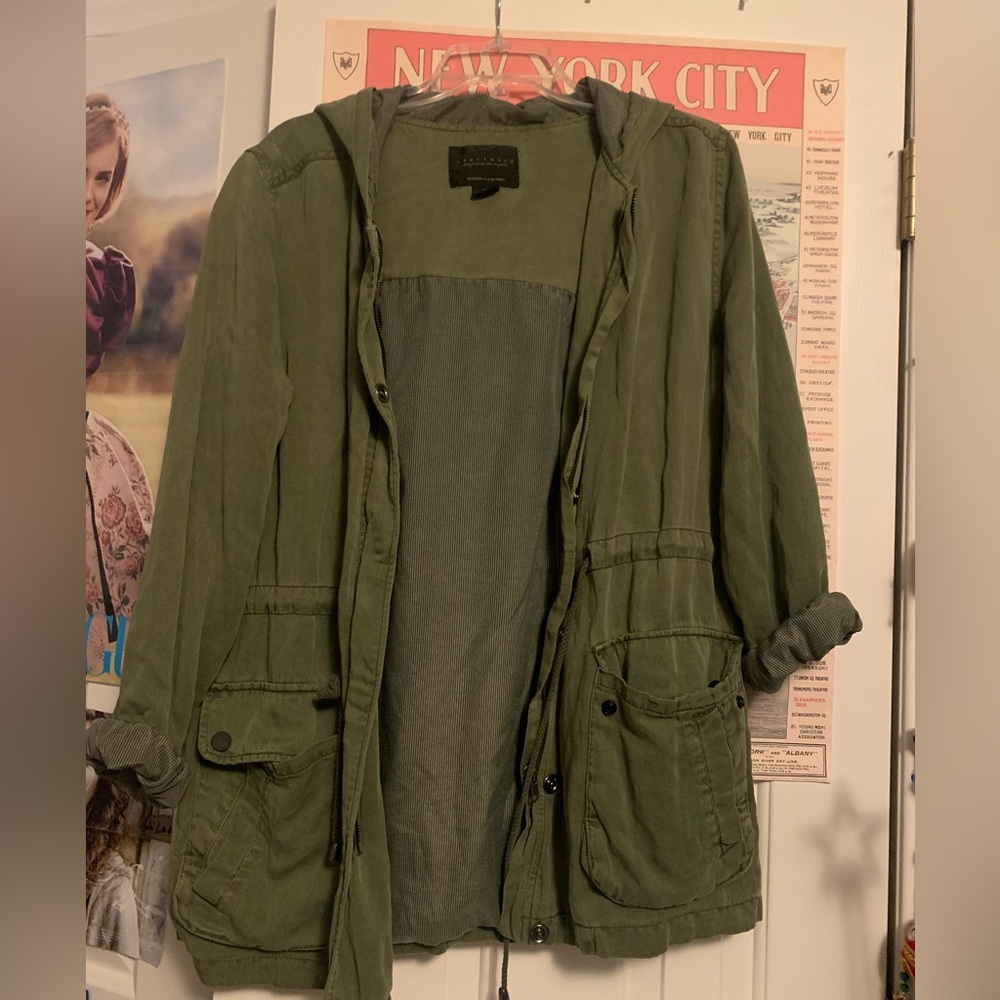 Sanctuary Army Green Jacket w/Hood (M)